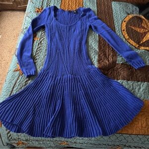 Moda International Blue Knit Dress